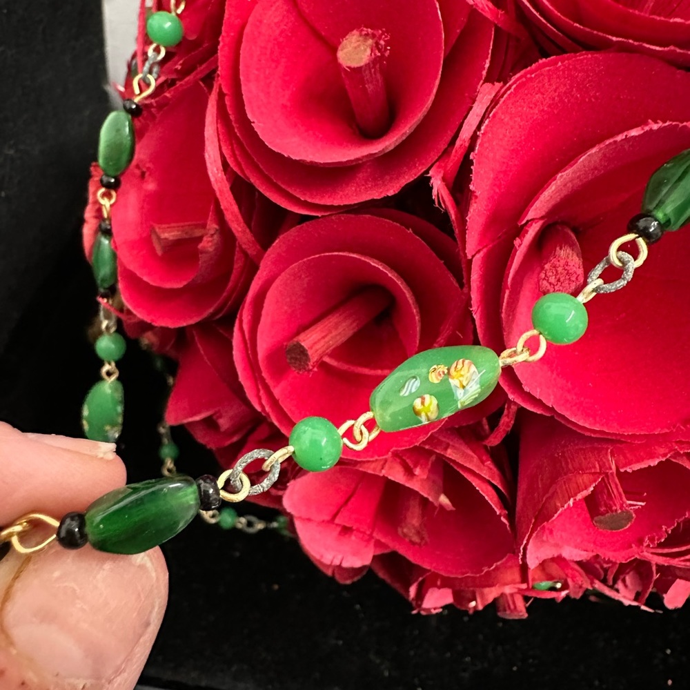 Hand painted vintage